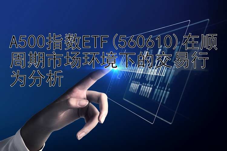 A500指数ETF(560610)在顺周期市场环境下的交易行为分析