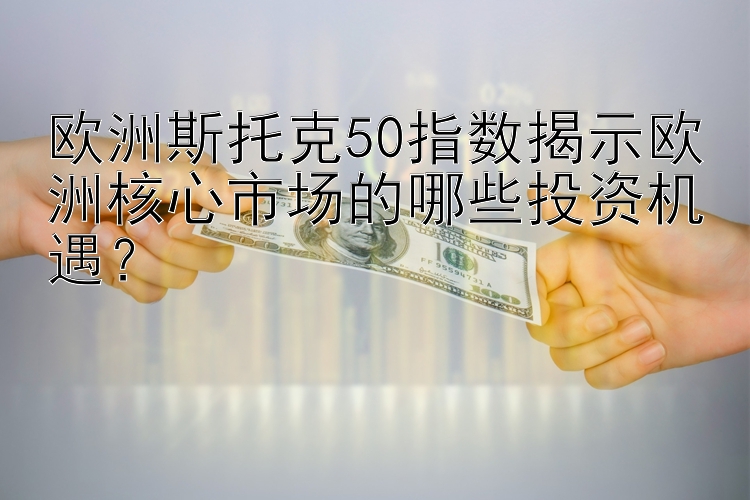 欧洲斯托克50指数揭示欧洲核心市场的哪些投资机遇？