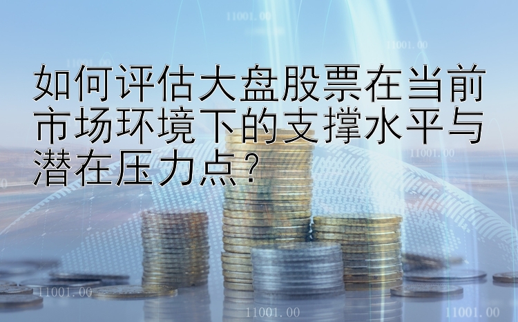 如何评估大盘股票在当前市场环境下的支撑水平与潜在压力点？