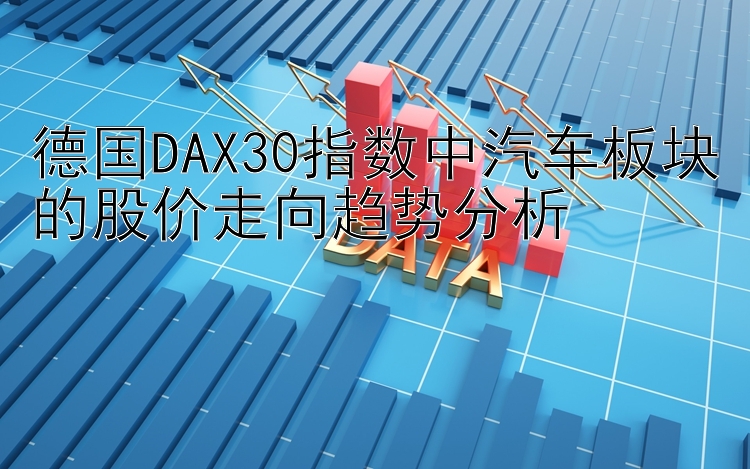 德国DAX30指数中汽车板块的股价走向趋势分析