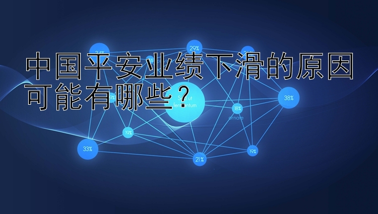 中国平安业绩下滑的原因可能有哪些？